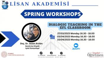 İstanbul Öğretmen Akademileri ile işbirliği kapsamında Dil Atölyesi çalışmaları