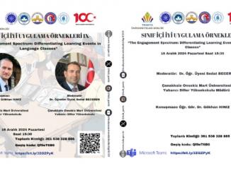 TRAKYA ÜNİVERSİTELER BİRLİĞİ SINIF İÇİ İYİ UYGULAMA ÖRNEKLERİ – IX Çevrim İçi Semineri Düzenlendi